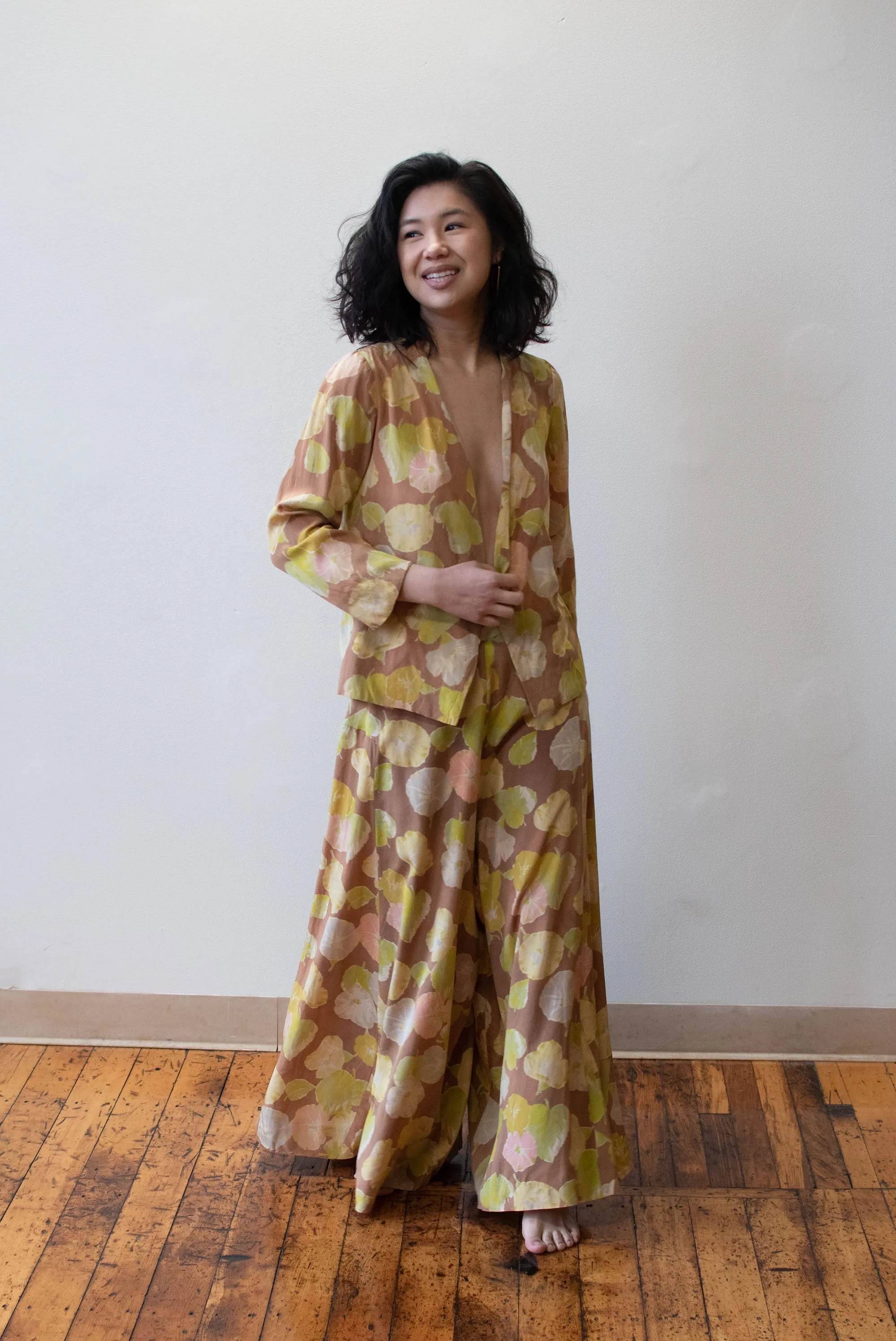 1930s Silk Beach Pajamas