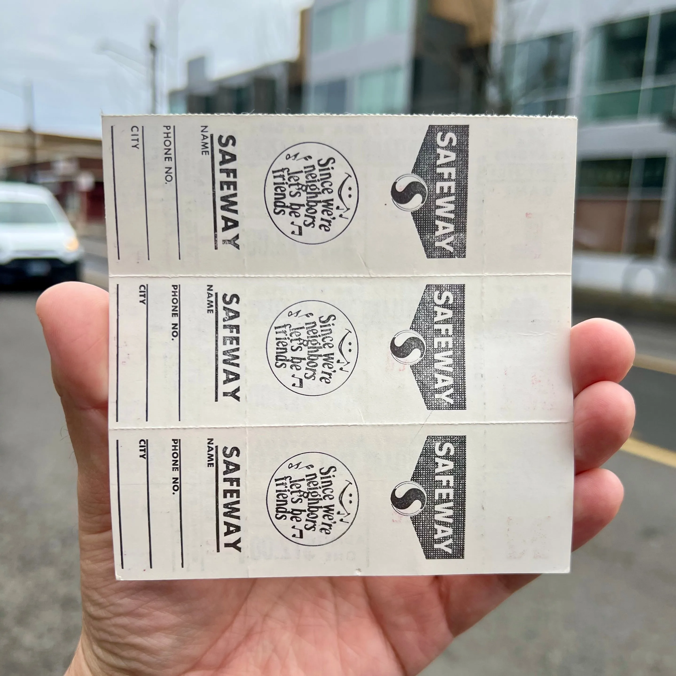 1976-77 Blazers Uncut Courtside Playoff Tickets