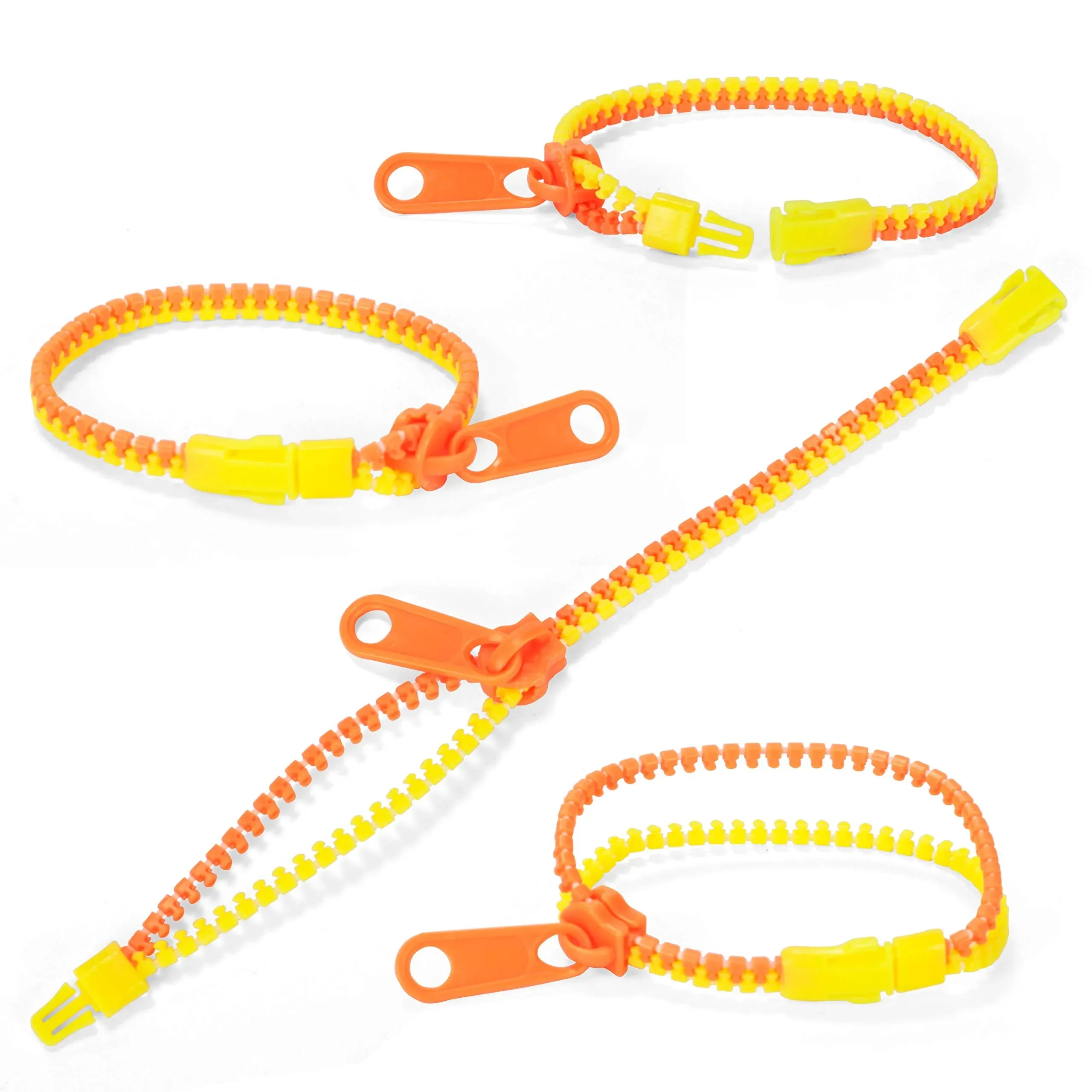 28Pcs Prefilled Hearts with Zipper Bracelets and Valentines Day Cards for Kids-Classroom Exchange Gifts