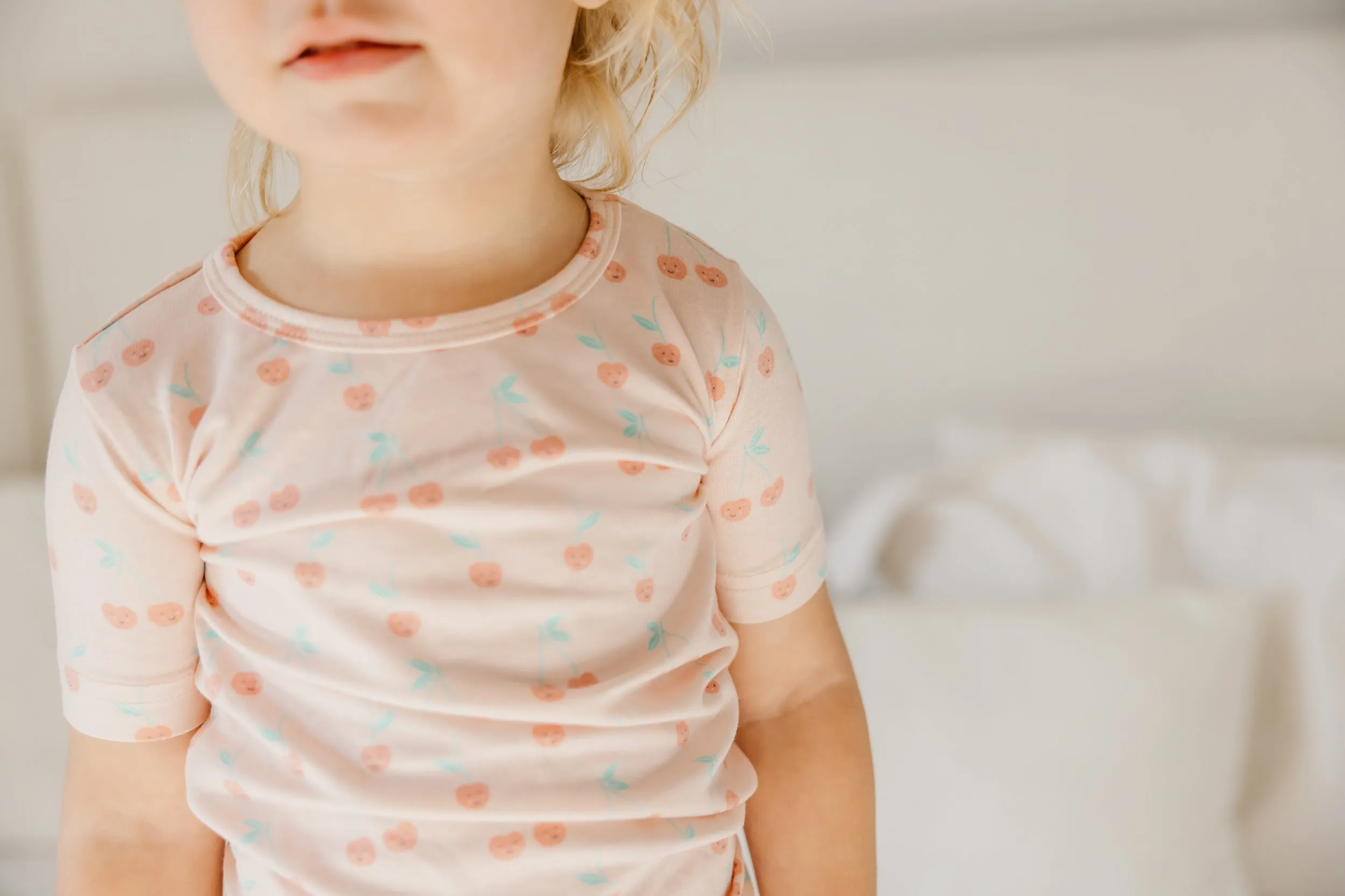 2pc Short Sleeve Pajama Set - Cheery