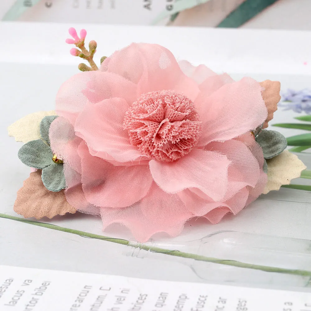 3pcs/set Cute Flower Hair Clips