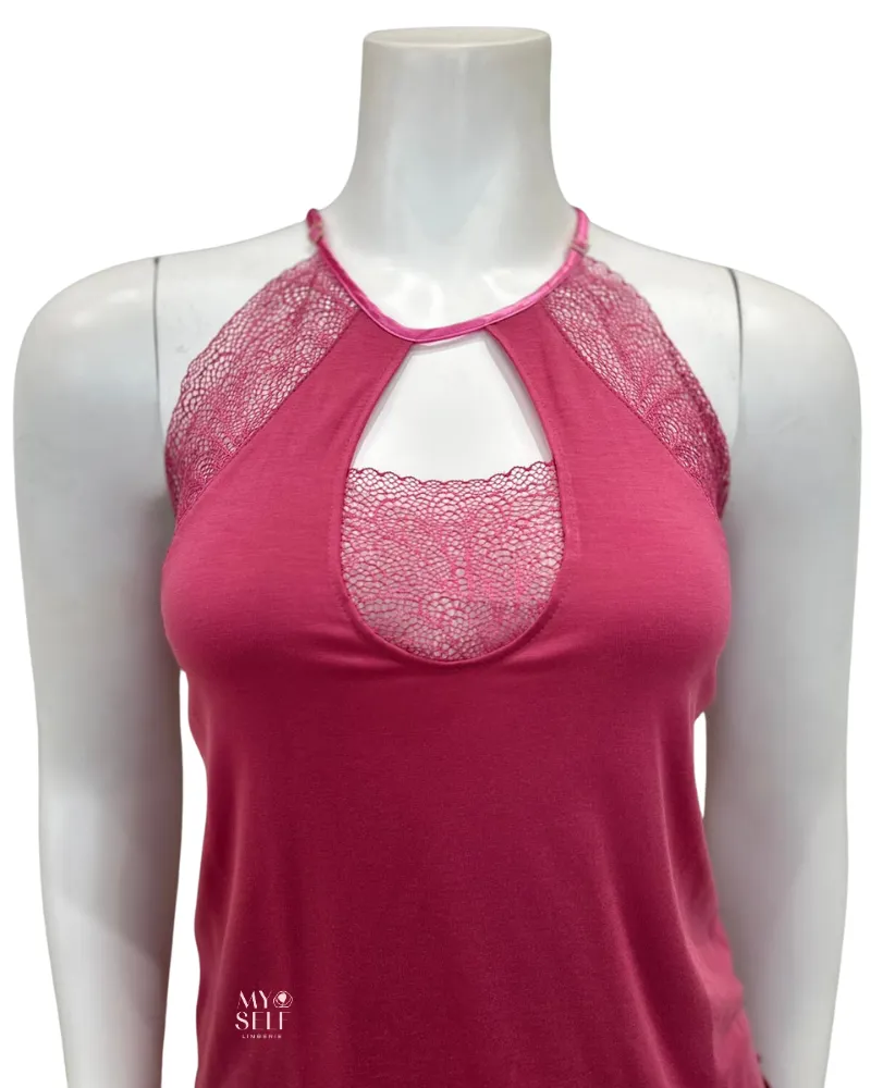 4030 Strawberry Lace Modal Cami & Shorts Pajamas Set