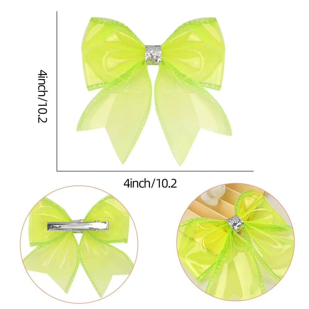 50Pcs Summer Jelly Cheer Bows