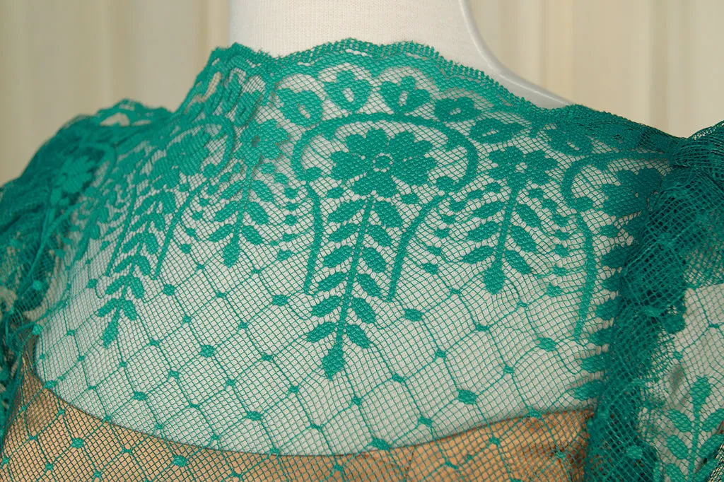 80s does 1950s Illusion Dress