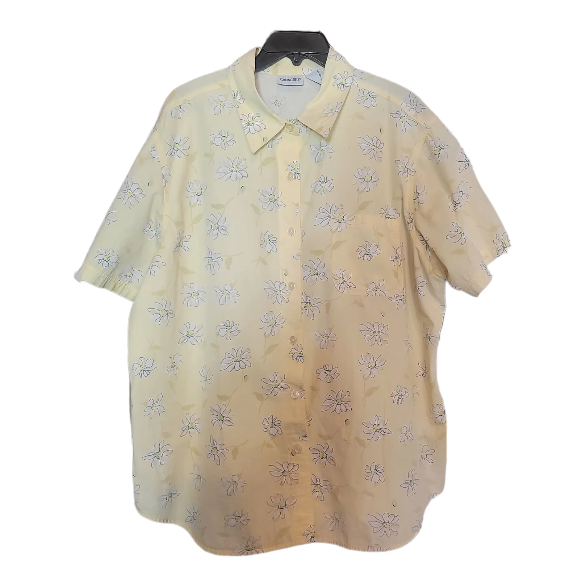 90s Vintage Cabin Creek Cotton Button Up Shirt Sizs XL