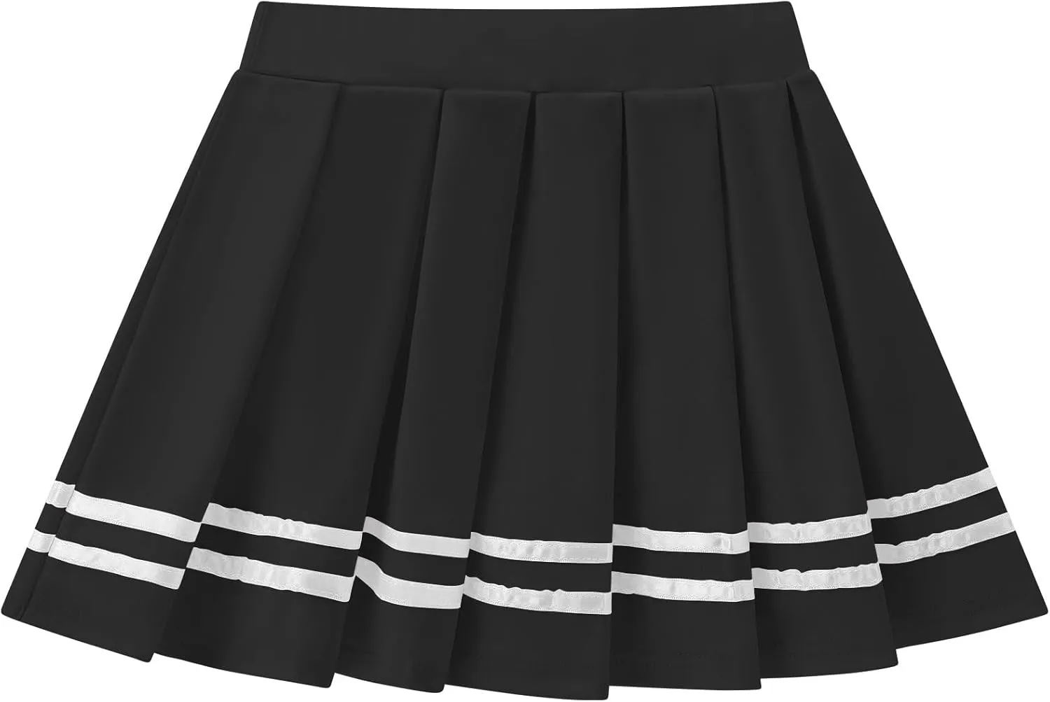 ABAFIP Women's Pleated Mini Skirt High Waist A-Line Skater School Cheer Uniform Tennis Short Skirts