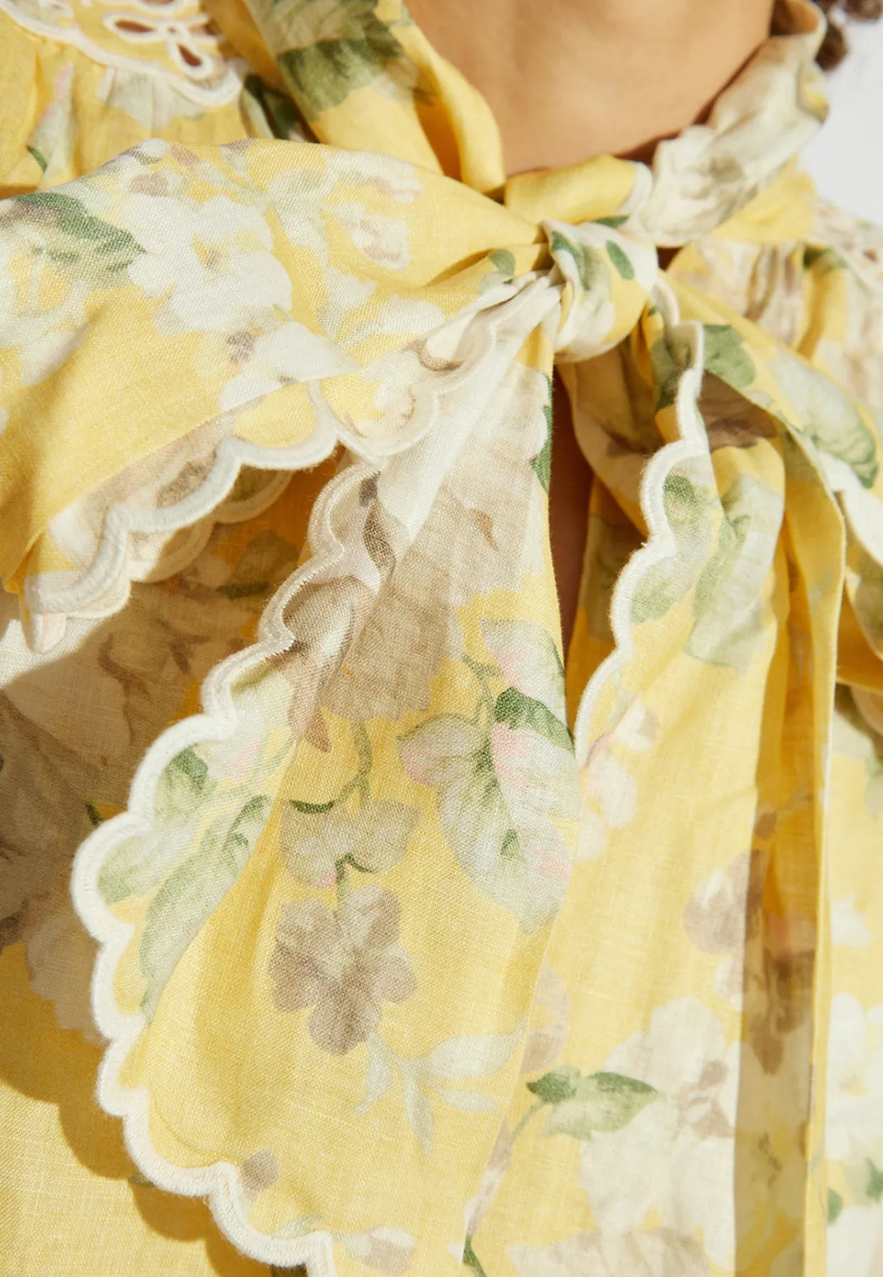 Acacia Broderie Anglaise Mini Dress