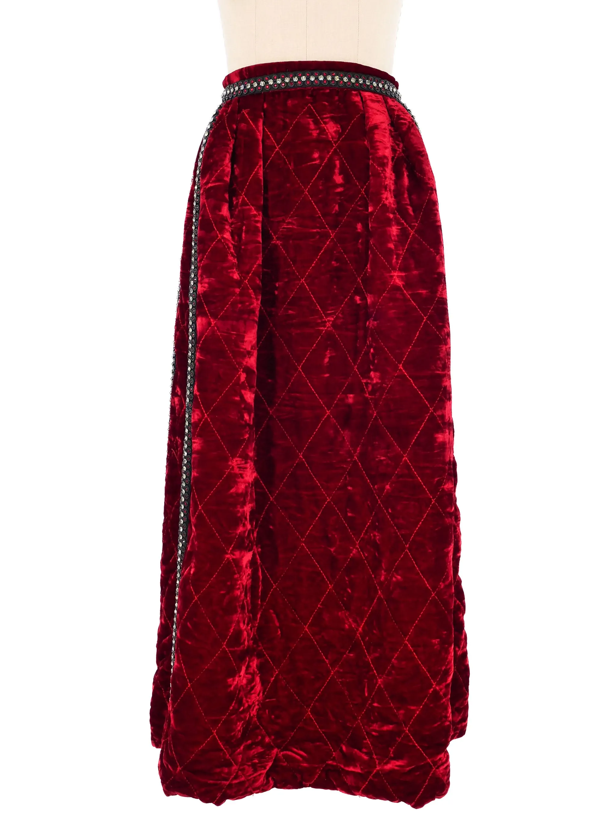 Adolfo Tudor Inspired Velvet Ensemble