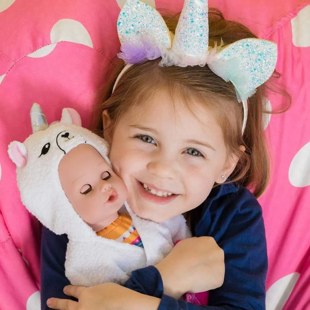 Adora BathTime Llamacorn Baby Doll, Doll Clothes & Accessories Set