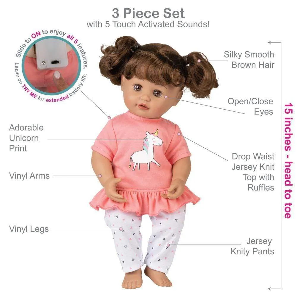 Adora Charisma Baby Doll My Cuddle & Coo Baby Unicorn Magic