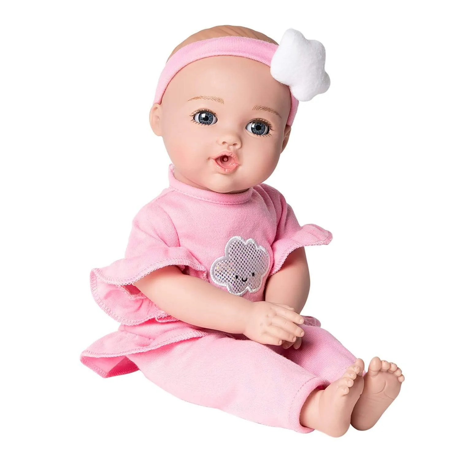 Adora NurtureTime Interactive Baby Doll, Clothes, & Accessories Set - Soft Pink