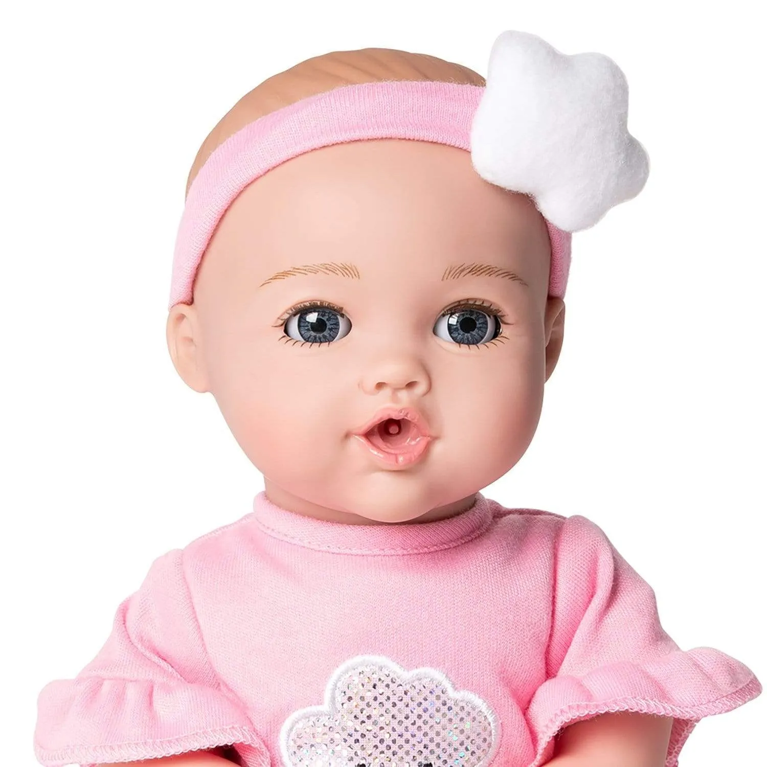 Adora NurtureTime Interactive Baby Doll, Clothes, & Accessories Set - Soft Pink