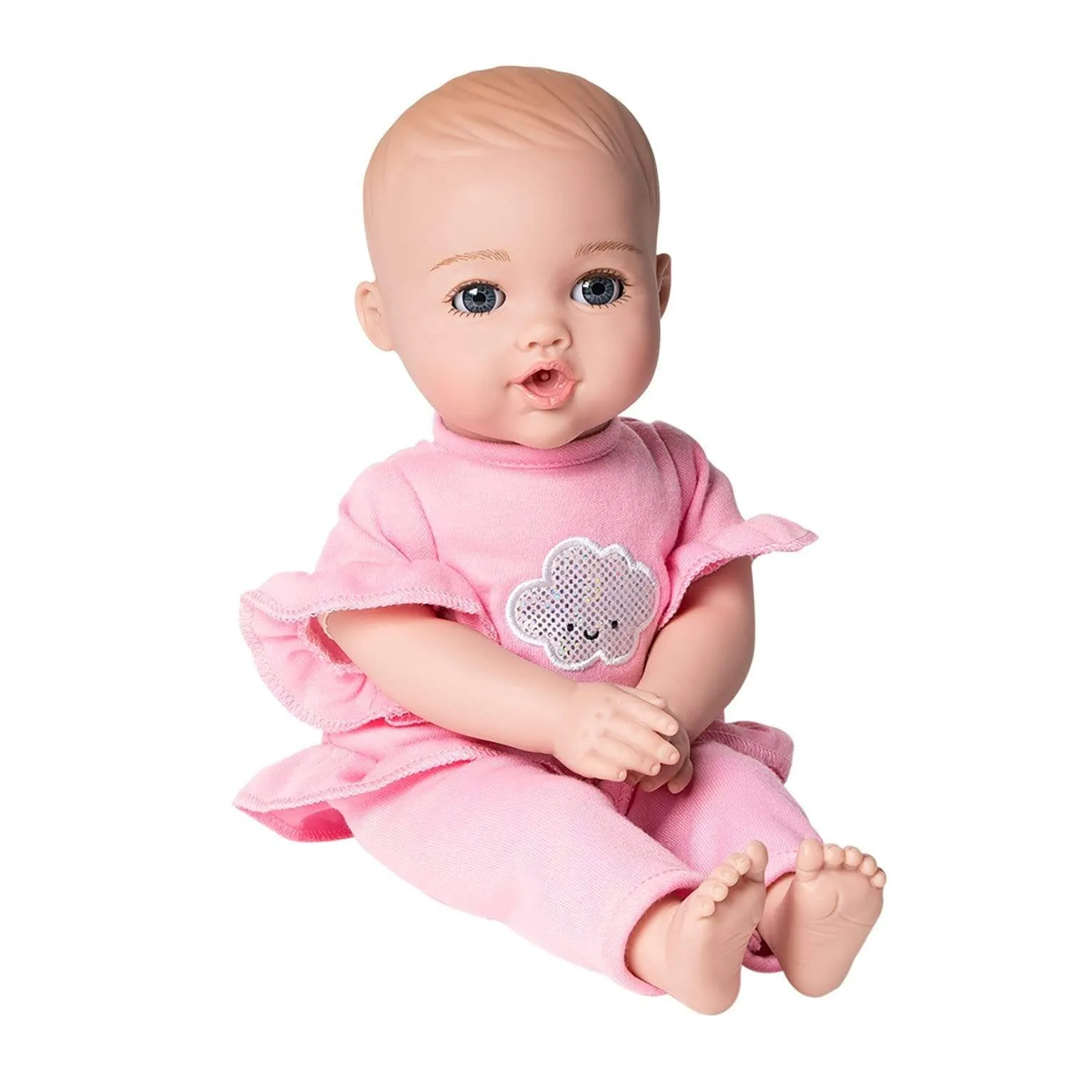Adora NurtureTime Interactive Baby Doll, Clothes, & Accessories Set - Soft Pink