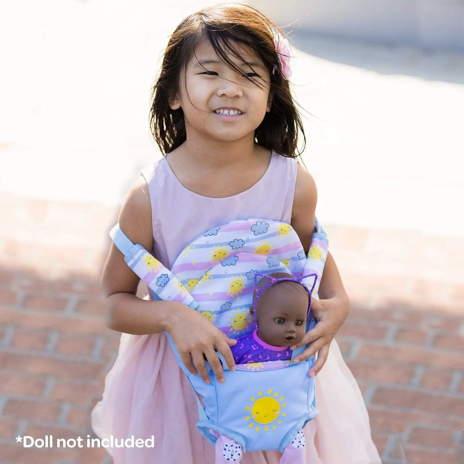 Adora Snuggle Baby Doll Carrier - Color-Changing Sunny Days