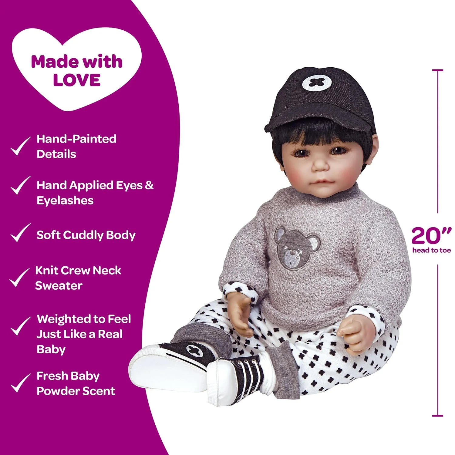 Adora ToddlerTime Doll Bubba Bear
