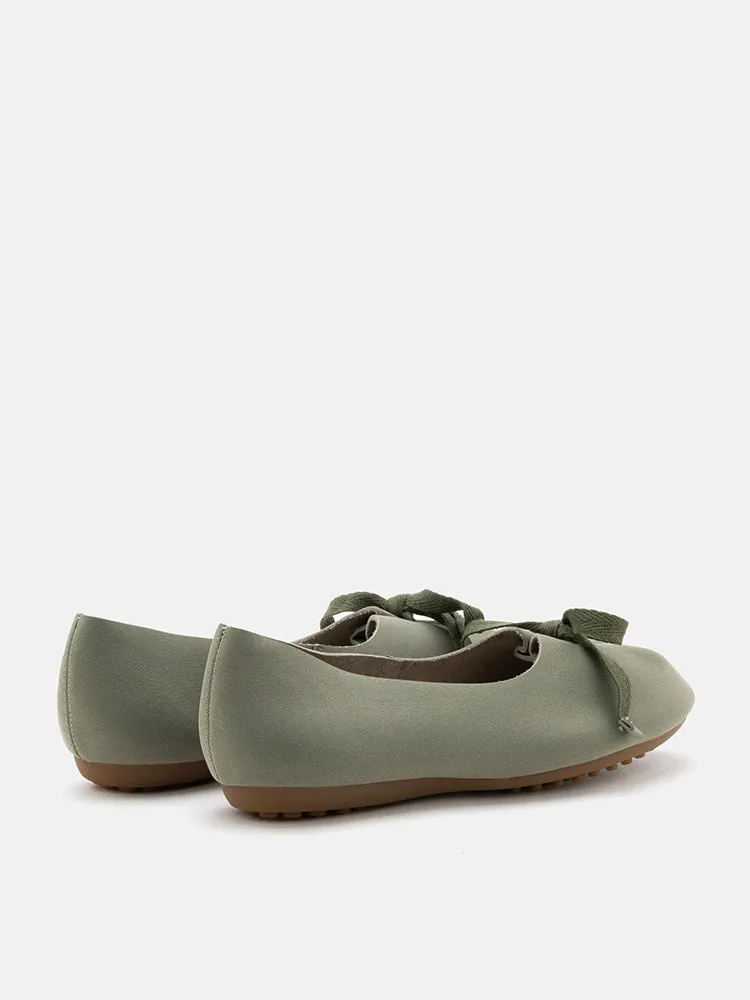 Adriana Tied Bow Flats