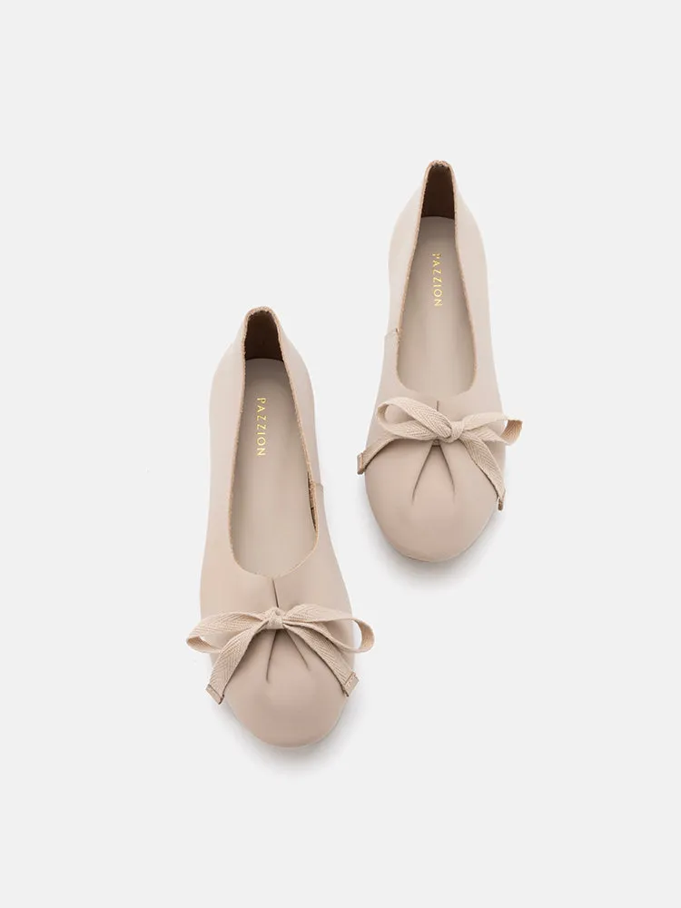 Adriana Tied Bow Flats