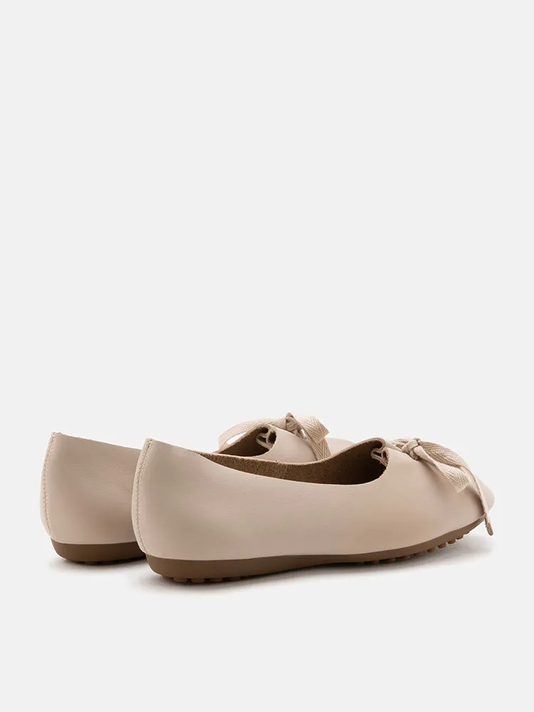 Adriana Tied Bow Flats