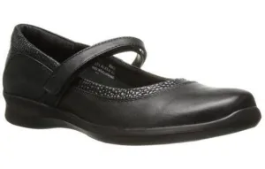 Aetrex Women's E360 Julia Black Mary Jane Wrap Around Medium Casual Shoe