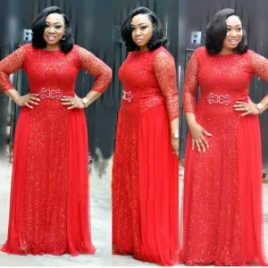 African Women's Lace Dresses