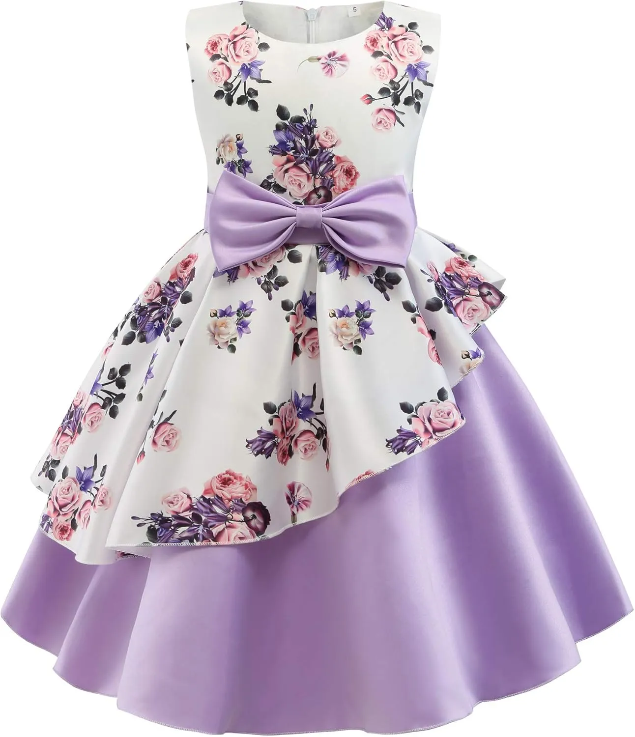 AIMJCHLD 2-9T Girls Flower Dress Kids Formal Special Occasion Party Dresses