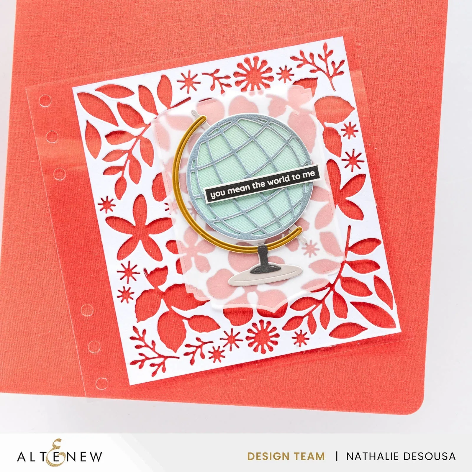Altenew Blooming Floral Swag Press Plate Set