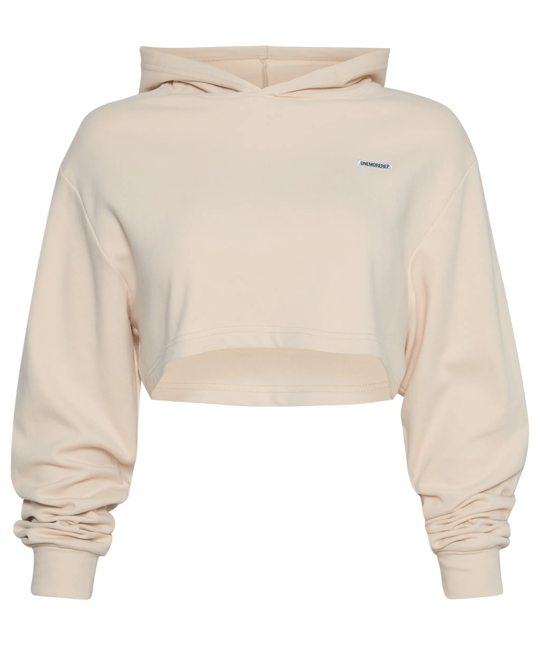 Ambition Crop Hoodie Bone