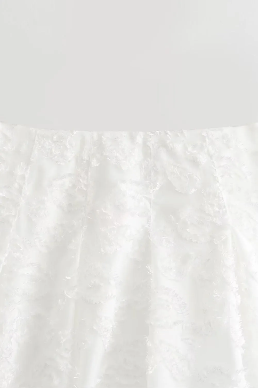 'Amelia' Embroidered Lantern Mini Skirt