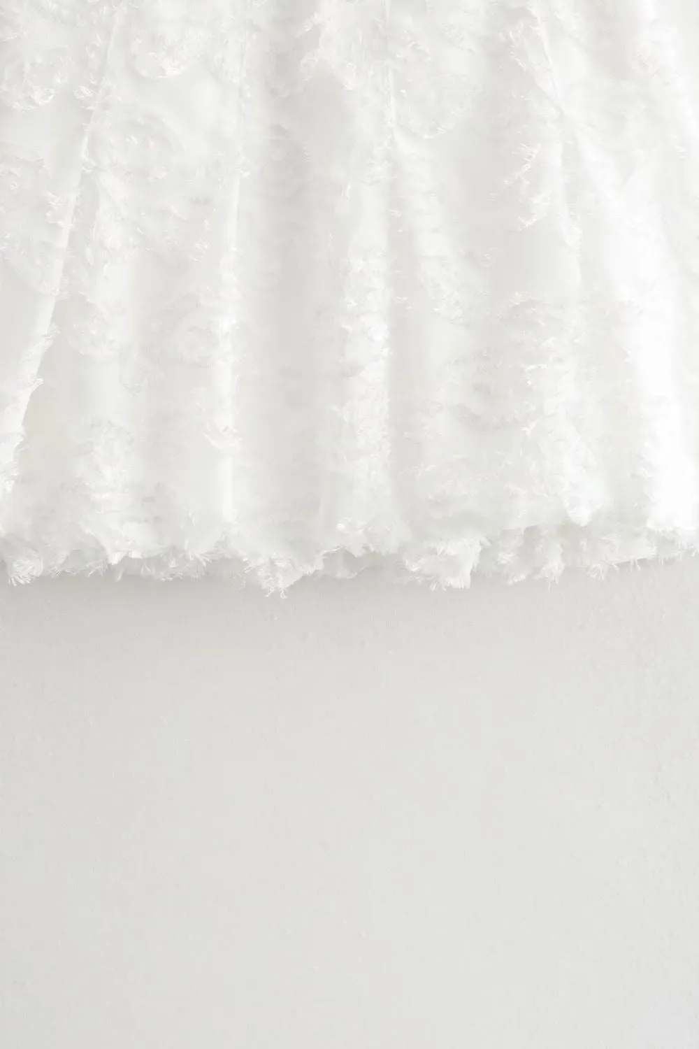 'Amelia' Embroidered Lantern Mini Skirt