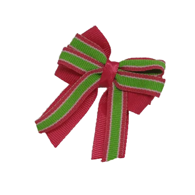 Amore Hair Bow - Double Layer Summer Splash Bow