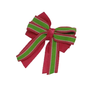 Amore Hair Bow - Double Layer Summer Splash Bow