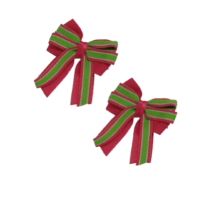 Amore Hair Bow - Double Layer Summer Splash Bow