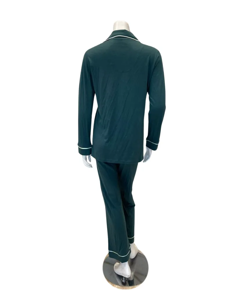 AMORE9644 Schnapps/Verde Bella Cotton Blend Pajamas Set