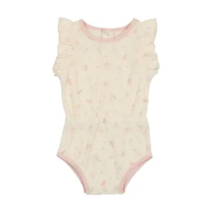 Analogie Multigarden Romper - Cream/Pink