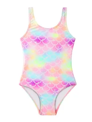 Angel season Toddler Bathing Suit Girl 3T Swimsuits One Piece for Little Kids with Upf50  Cute Ruffle Swimwear Summer Swimming Suit for Girls Quick Dry for Beach Sport Crossback Pink Floral Size 3T