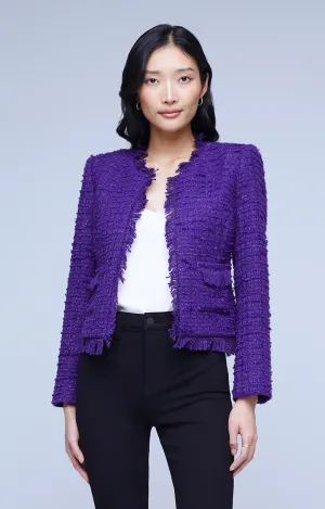 Angelina Blazer - Deep Violet