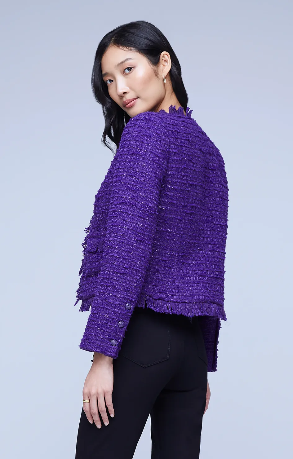 Angelina Blazer - Deep Violet