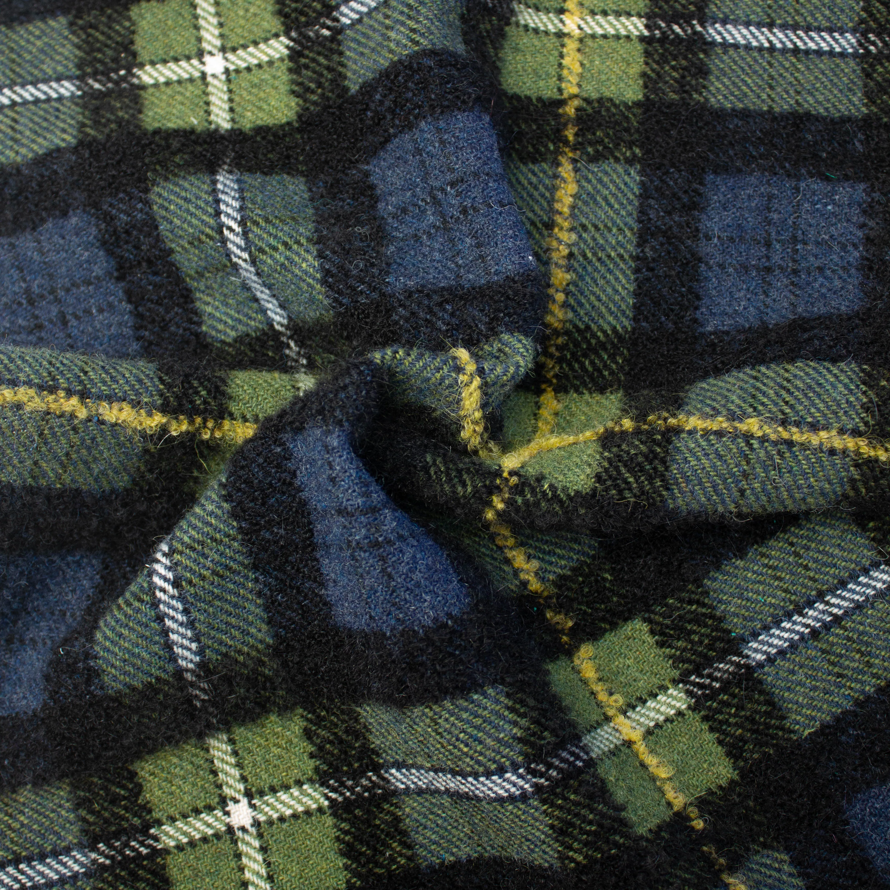 Arron Multicolour Check Wool Blend SHOWROOM SAMPLE 34CM X 60CM