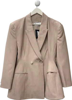 ASOS Double Breasted Beige Blazers UK 16