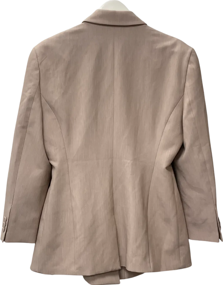 ASOS Double Breasted Beige Blazers UK 16