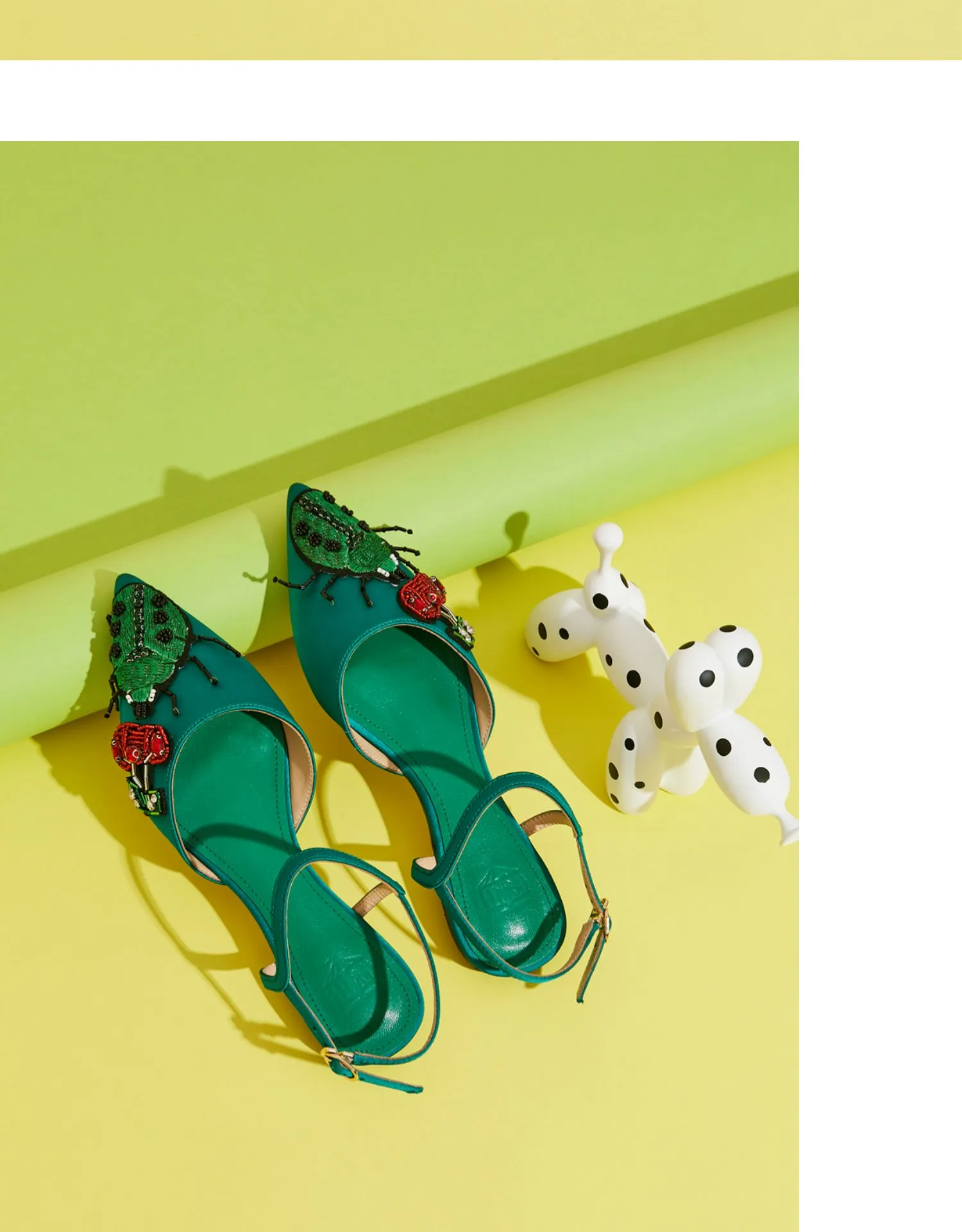 B-FEI original design sweet fruit insects cute sandals single shoes leather- Beatriz
