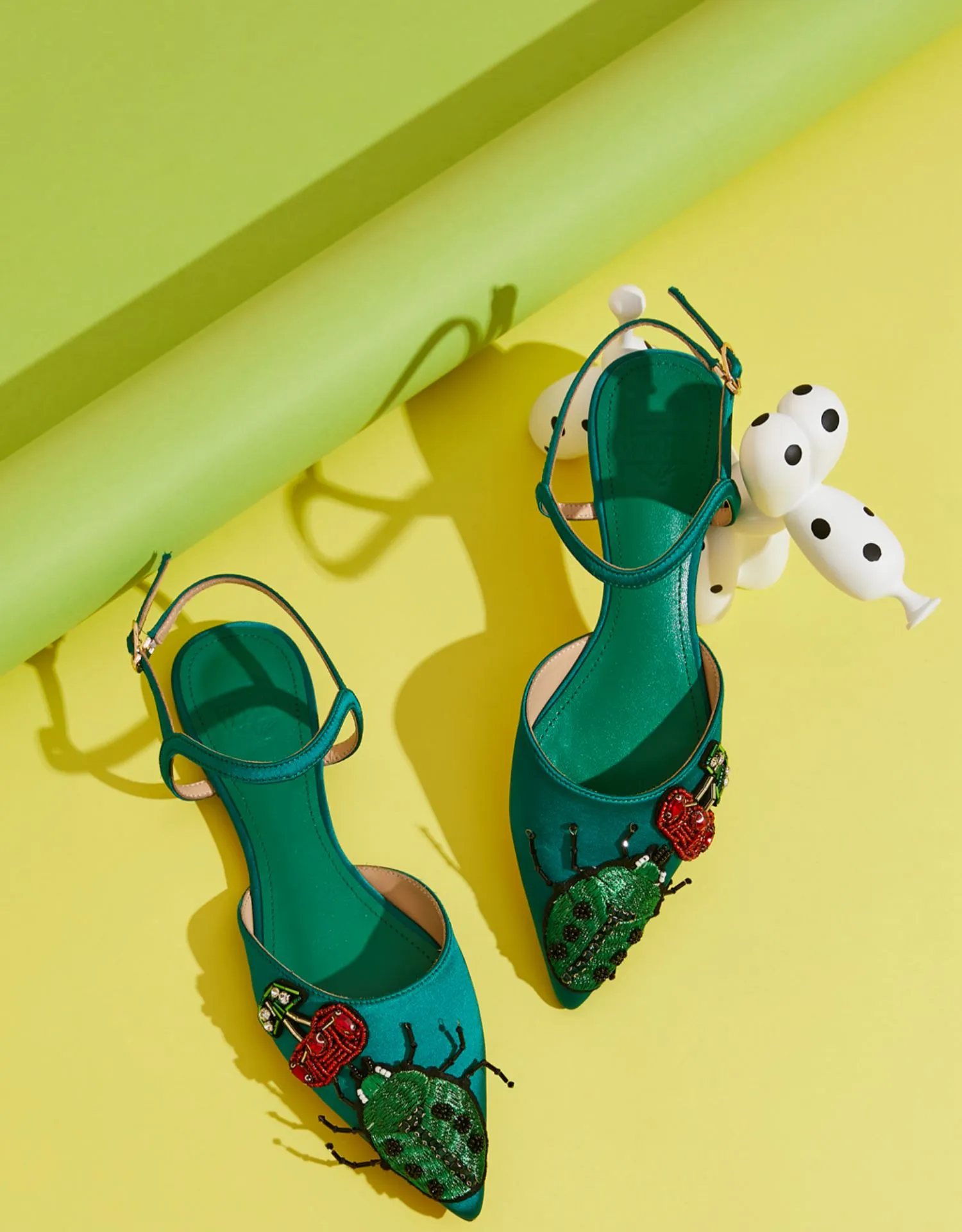 B-FEI original design sweet fruit insects cute sandals single shoes leather- Beatriz