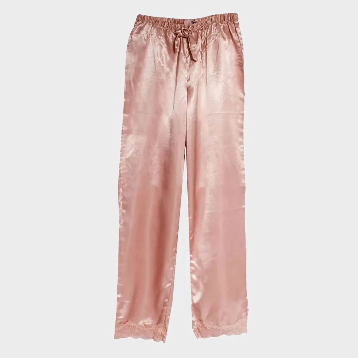 BA Lace Trim Pjs Rose Pink