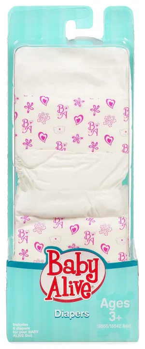 Baby Alive Accessory Pack Doll Diapers