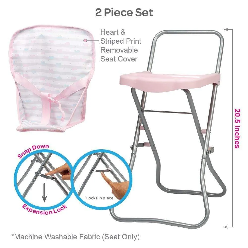 Baby Doll Pink High Chair