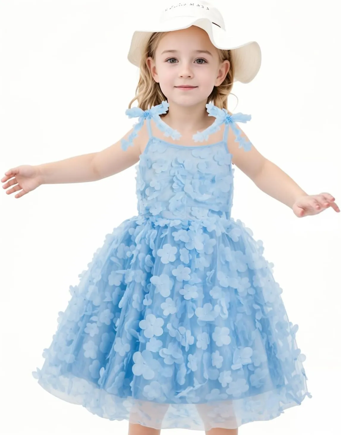 Baby Girls Tutu Dress Birthday Princess Dress Summer Sleeveless Party Dresses