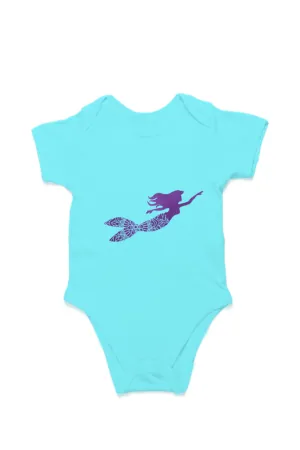 Baby Rompers with Mermaid Mandala Art - Soft & Stylish for Little Ones