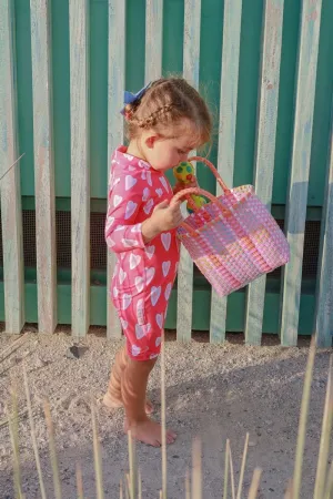 Baby Swimsuit - Summer Love Red