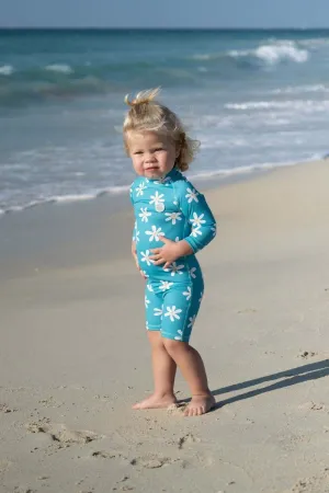 Baby Swimsuit - Tropical Flower