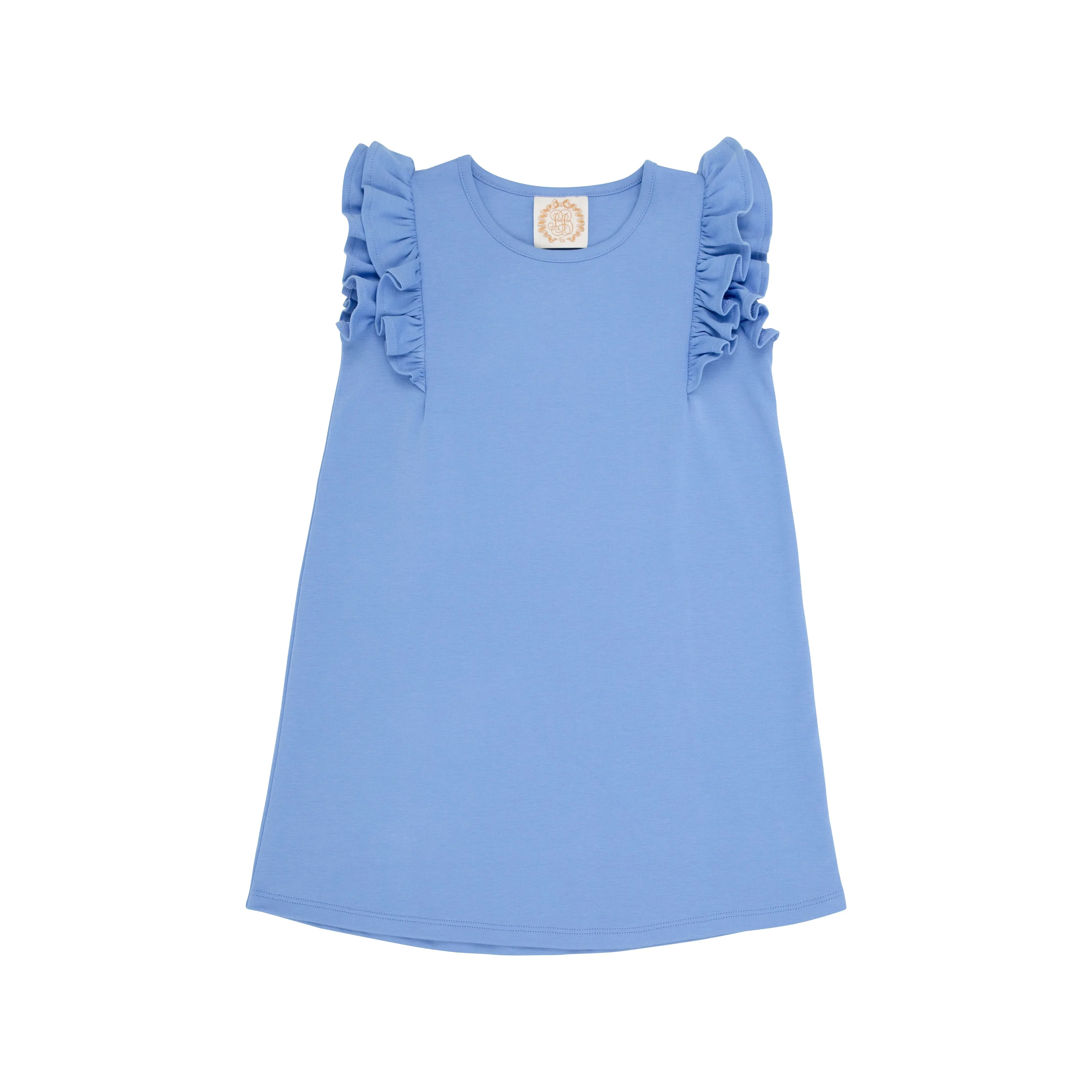 Barbados Blue Ruehling Ruffle Dress